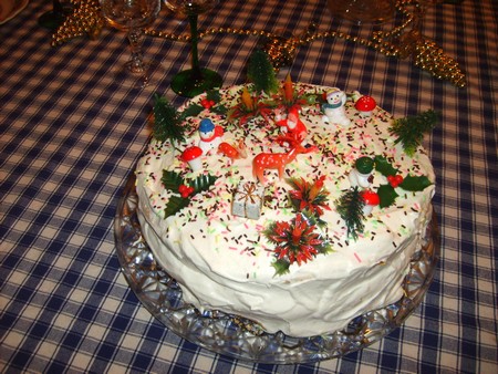 Gâteau de noel d'Angèle Vacances de Noel à Strasbourg dans un gite