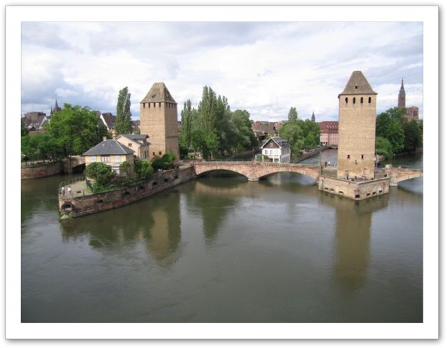 Vacances à Strasbourg  -Les Ponts Couverts à Strasbourg en Alsace