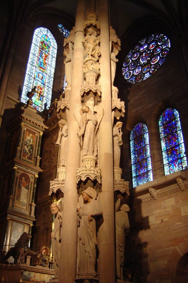 Strasbourg Le Pilier des Anges de la Cathdrale Notre Dame