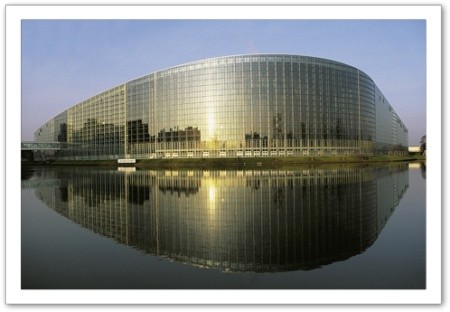 Parlement Europeen à Strasbourg en Alsace